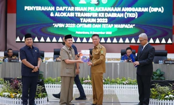 Gubernur Riau Serahkan DIPA 2023 Sebesar Rp30,71 T, Pemprov Riau Terima Rp3.861,36 T